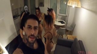 Outrageous group sex video featuring 5 aroused Russian people austin taylor anal