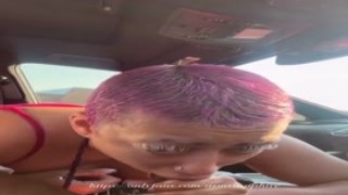 Fetish lady Alannis has fun with sex toy and pisses all over the place