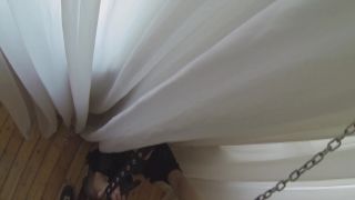 Teen brunette Ellen with great boobs masturbates freexvideos