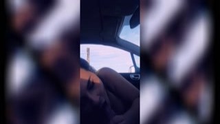 Slutty Japanese nude black head is fucked mish under the burning sunlight