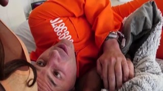 Skanky redhead whore obtains screwed doggystyle on POV video